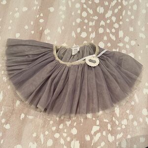 Mud Pie Sparkling Gray Tulle Tutu Skirt ONE SIZE NEW WITH TAGS